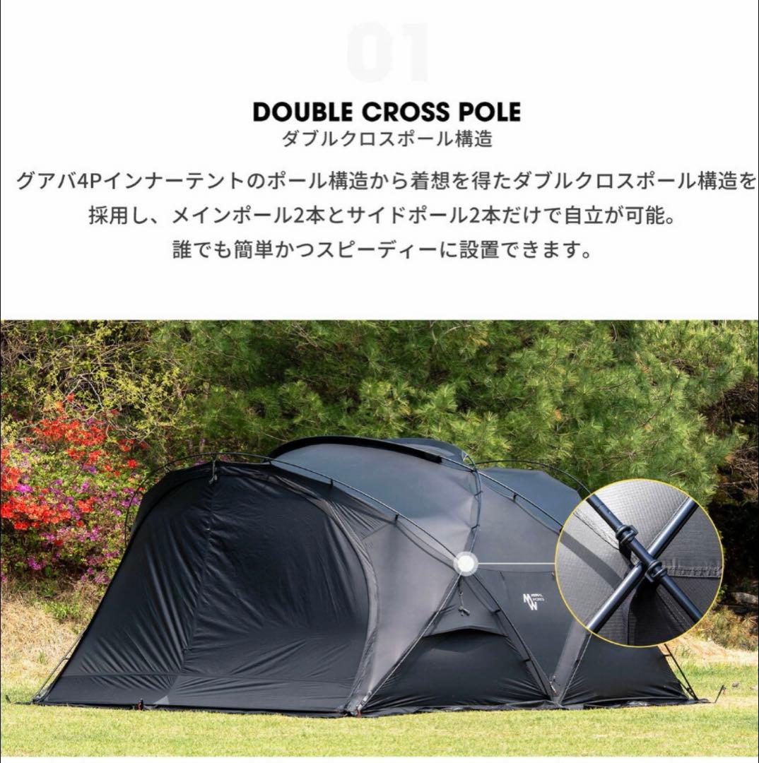 【新品未開封品】テント ブラック MINIMAL WORKS シェルターGE