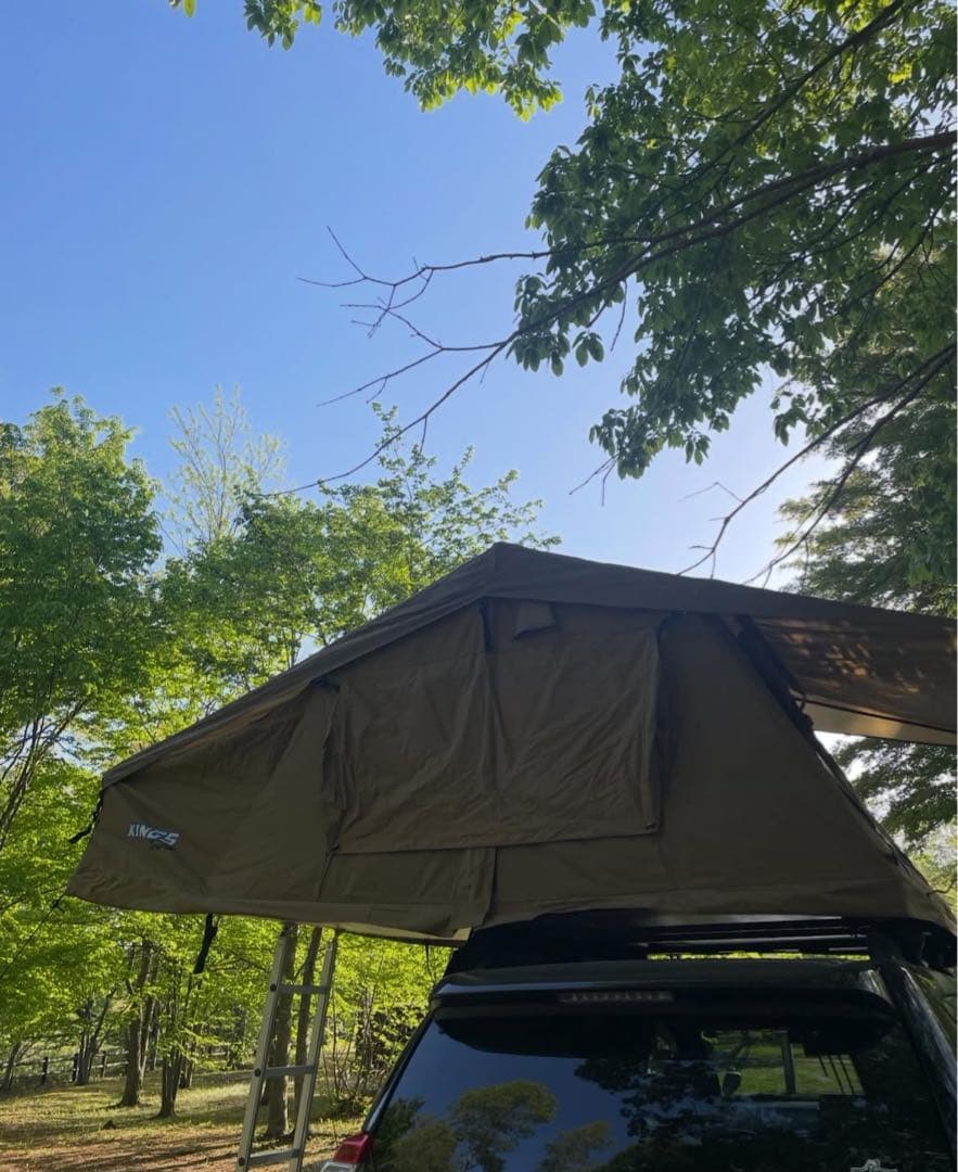 アドベンチャーキングスルーフトップテント 別料金THULEルーフレール4本セット