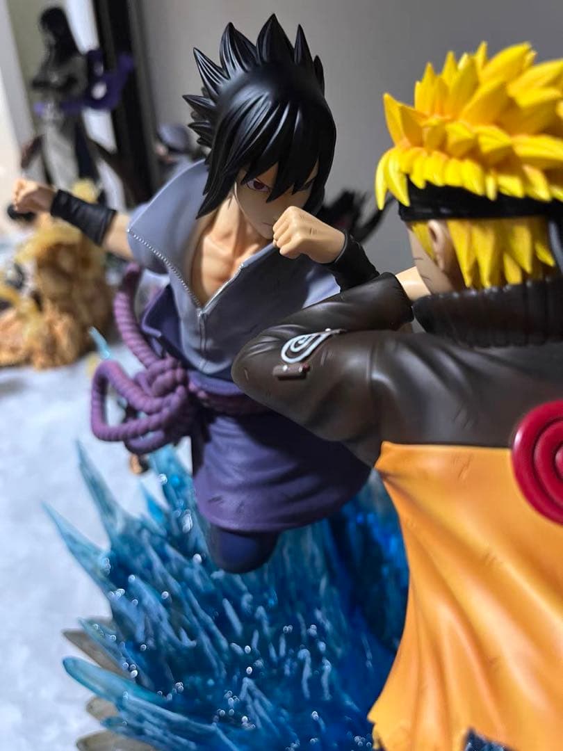 ナルト NARUTO フィギュア ガレージキット ナルト　サスケ