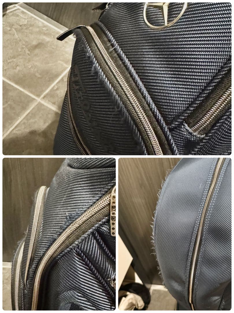 タイトリスト メルセデス ベンツ キャディバッグ ゴルフバッグ ネイビー