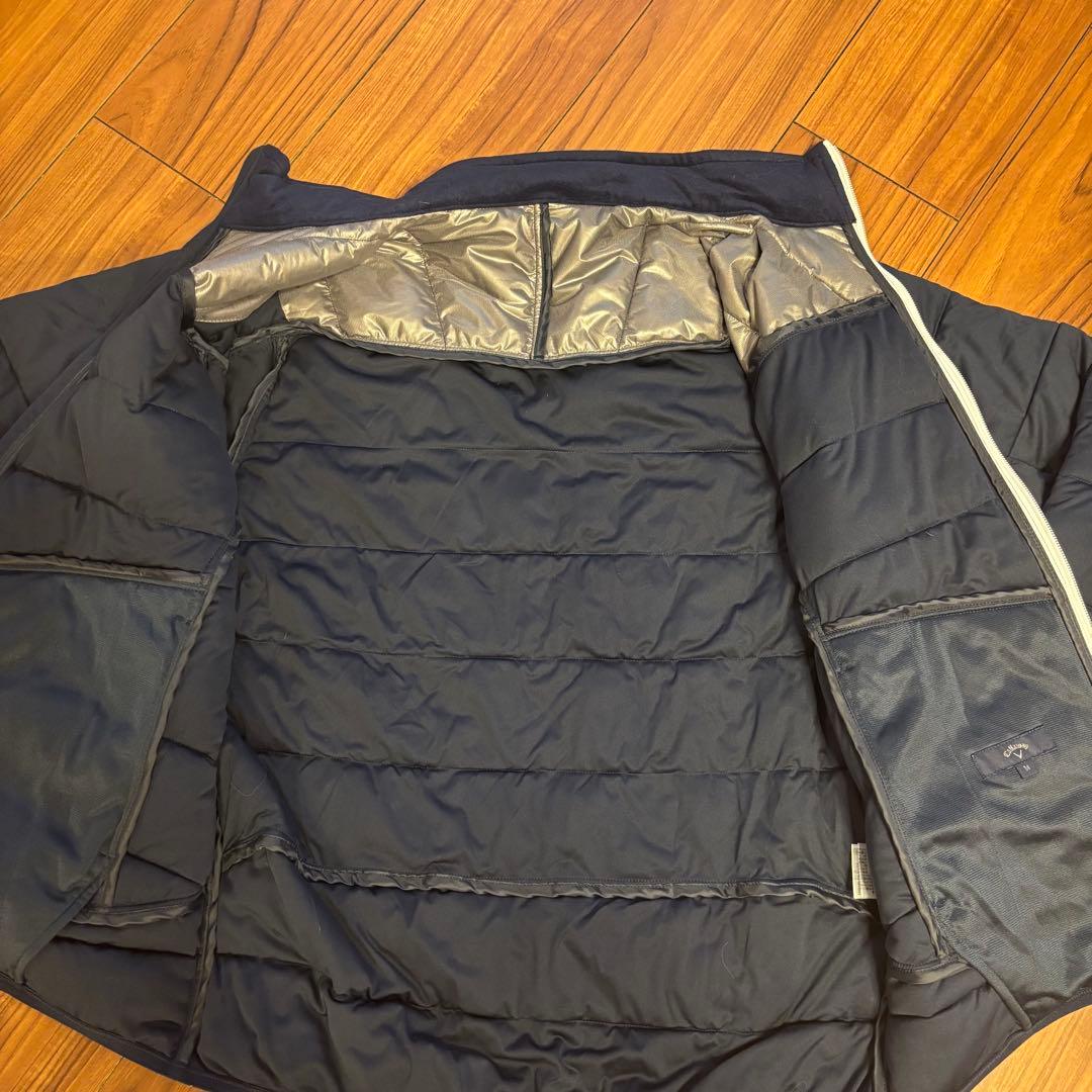 キャロウェイ　メンズ スターストレッチ 中綿ブルゾン　M 紺