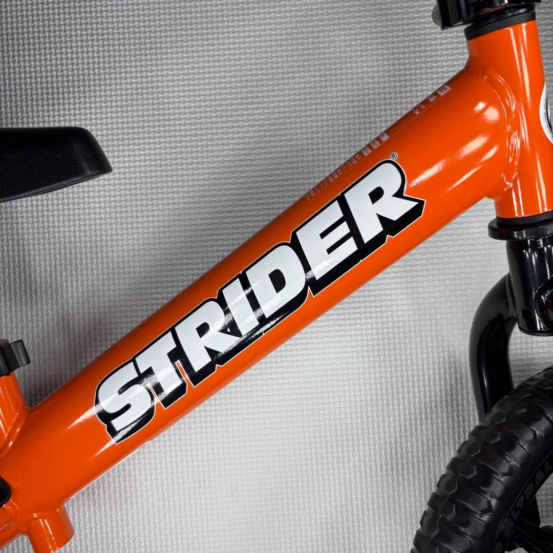 【新品級】STRIDER スポーツ バランスバイク オレンジ 12インチ