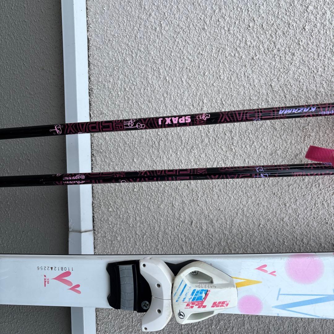 スキー板・スーキー靴・ストック（３点セット）