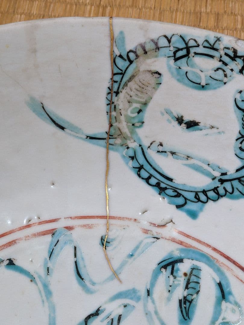 ♦中国陶磁器 呉須赤絵 明時代末〜清時代初期 福建省 漳州窯 古美術骨董品