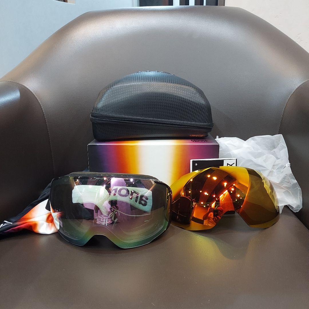 美品 アノンANON(バートンBURTON) M2スノーボード スキーゴーグル