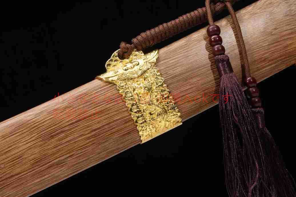 康熙戦刀模様鋼  古兵器 武具 刀装具 日本刀 模造刀 居合刀