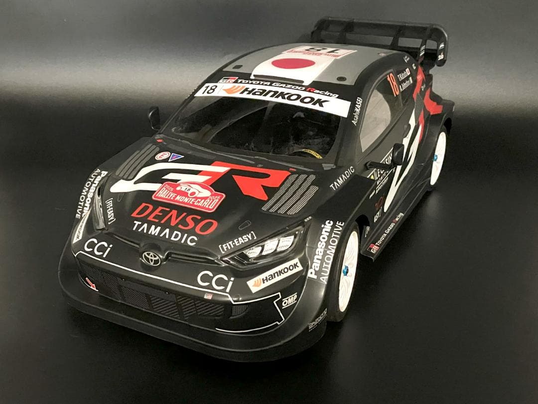 タミヤRCボディ ヤリス WRC2025 ラリーモンテカルロ 勝田選手
