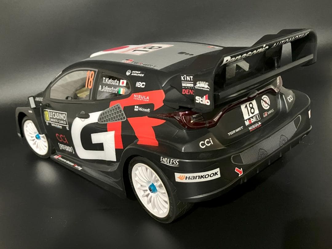 タミヤRCボディ ヤリス WRC2025 ラリーモンテカルロ 勝田選手