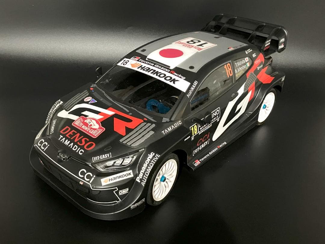 タミヤRCボディ ヤリス WRC2025 ラリーモンテカルロ 勝田選手