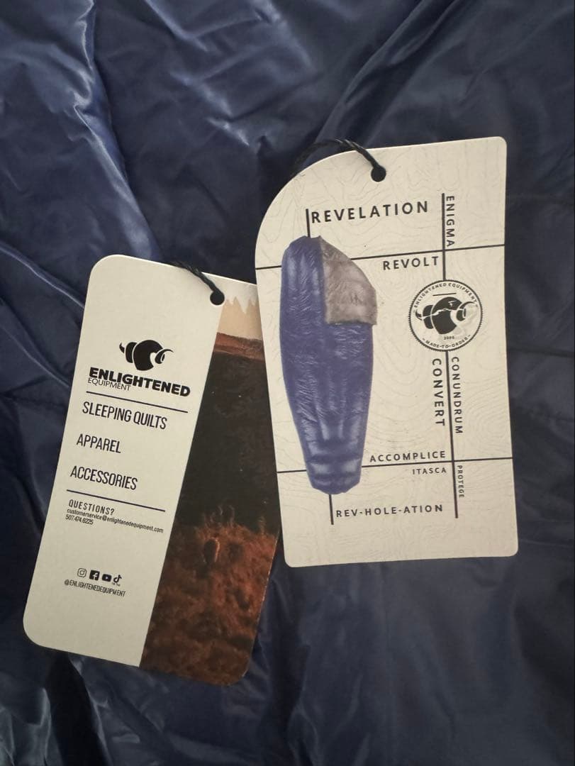 アウトドア寝具 ENLIGHTENED EQUIPMENT REVELATION