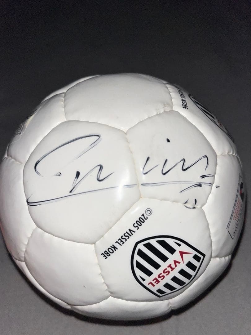 イニエスタ サインボール ヴィッセル神戸 サッカーボール　adidas