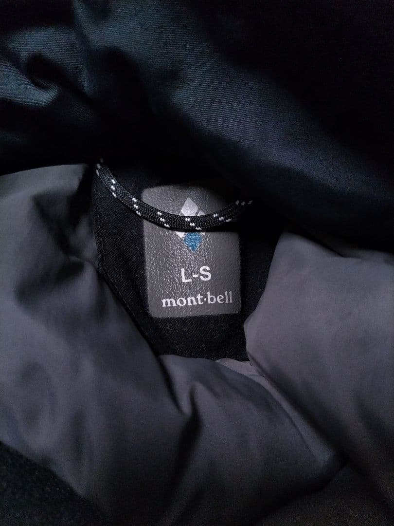 美品　モンベル ドライテックインシュレーテッドパンツ 黒