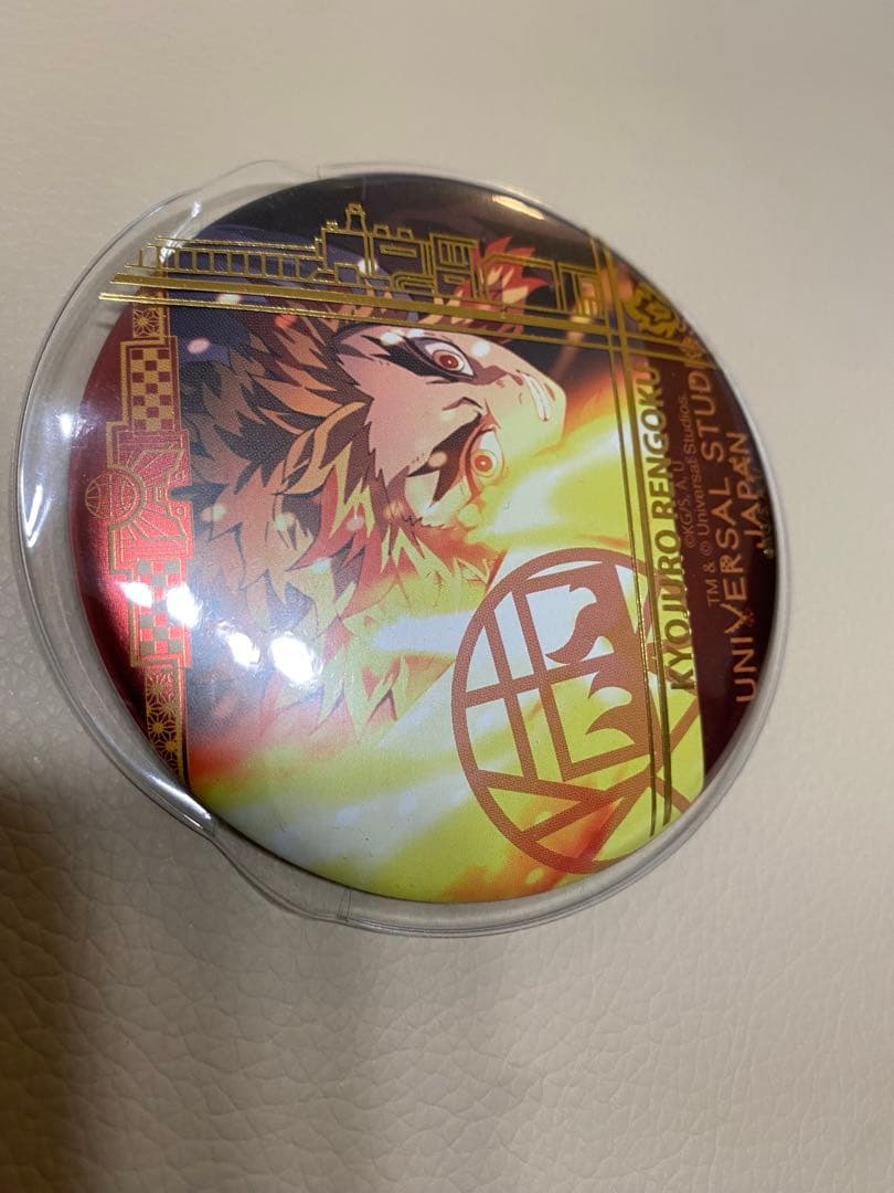 鬼滅の刃 USJ 缶バッジ 2021年　煉獄杏寿郎&猗窩座