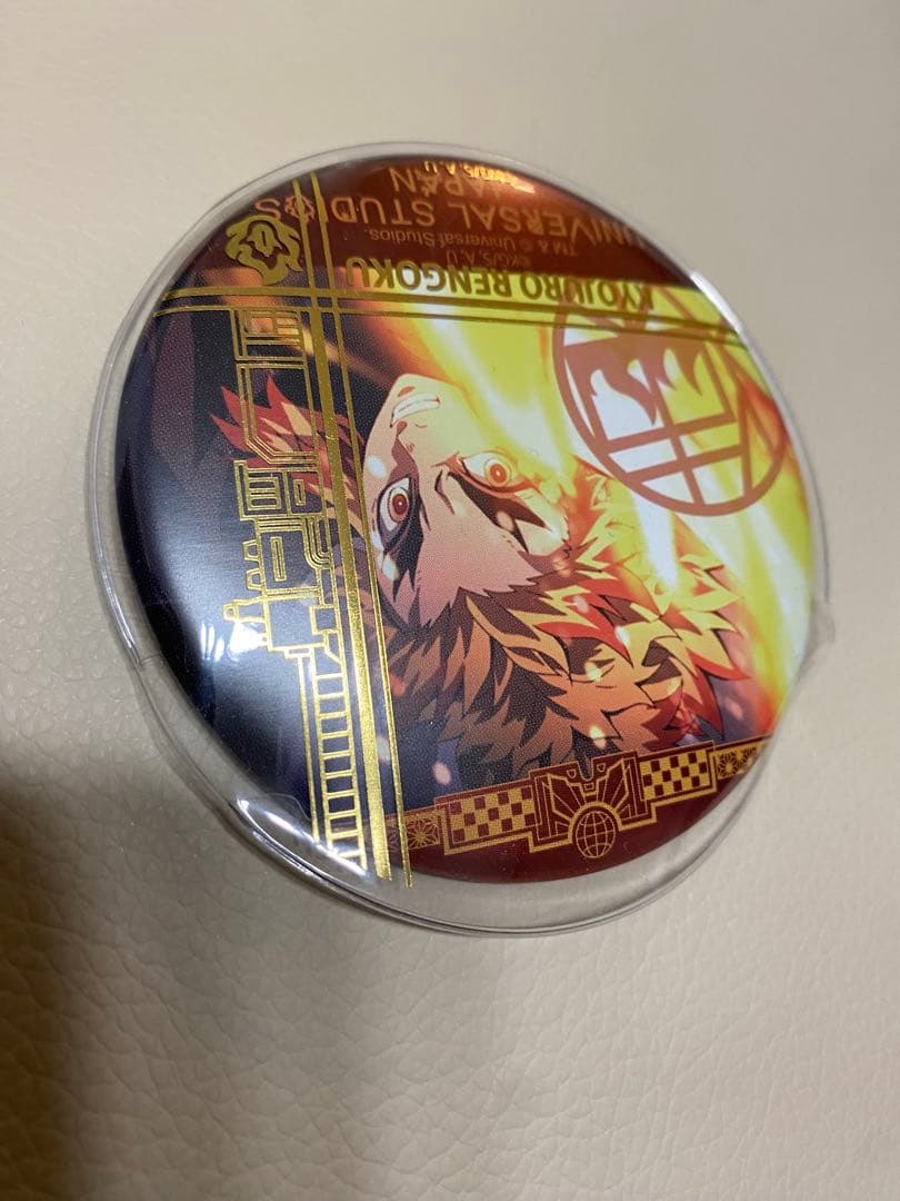 鬼滅の刃 USJ 缶バッジ 2021年　煉獄杏寿郎&猗窩座