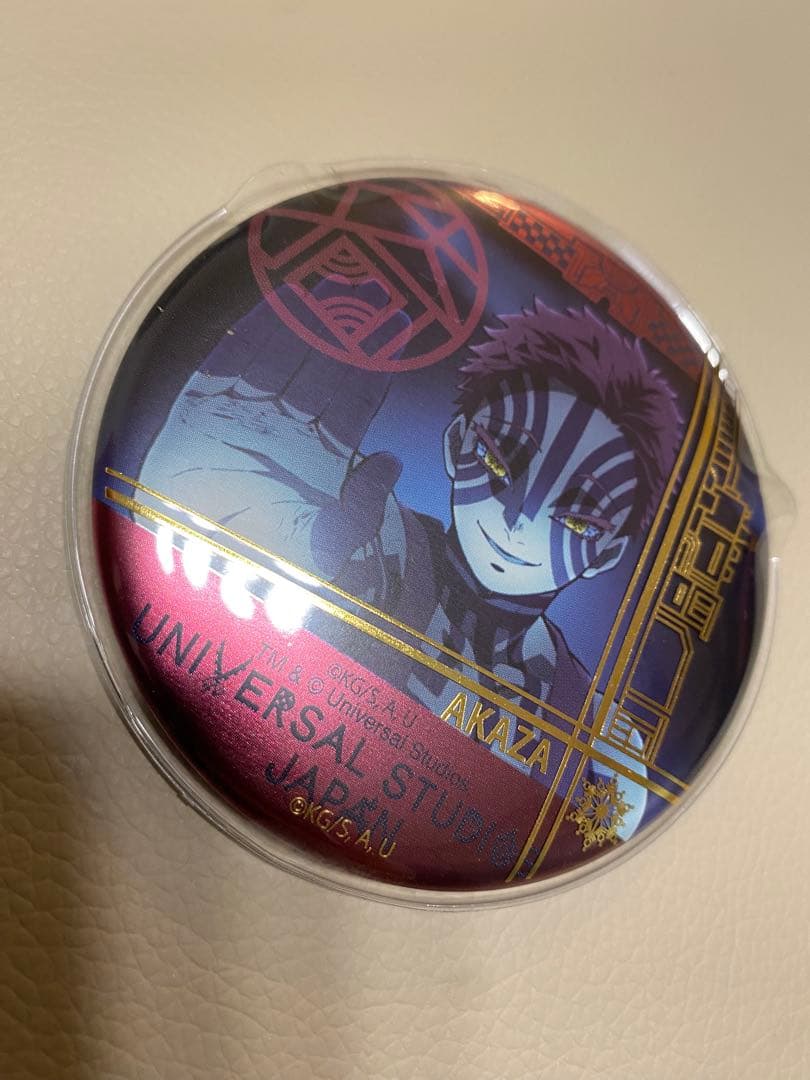 鬼滅の刃 USJ 缶バッジ 2021年　煉獄杏寿郎&猗窩座