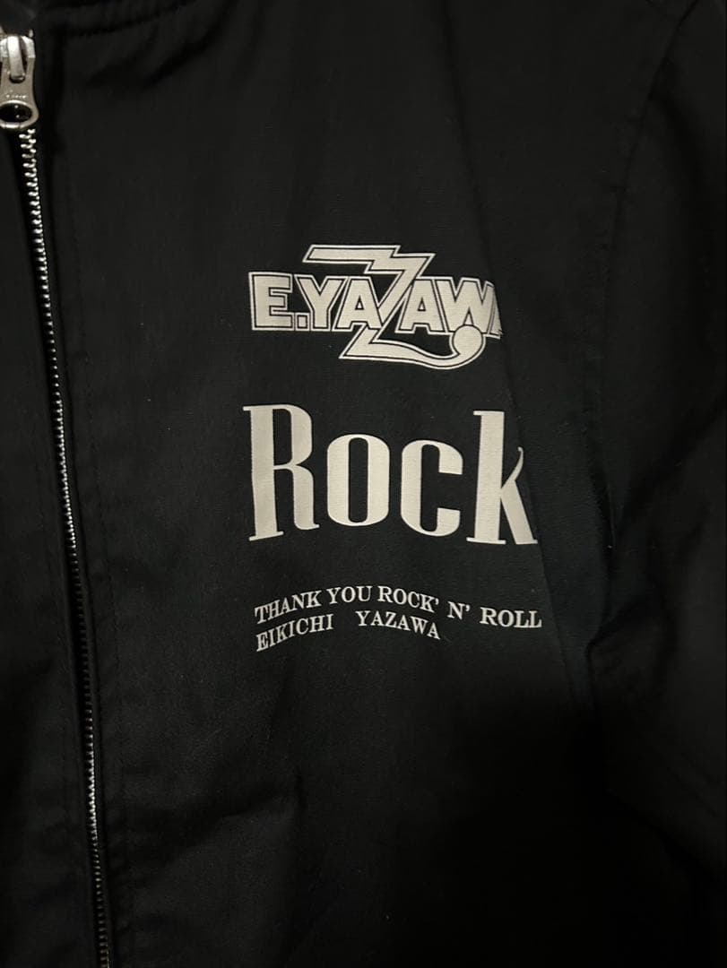 矢沢永吉 ジップアップジャケット LOGOS KEEP ROCK Mサイズ 美品