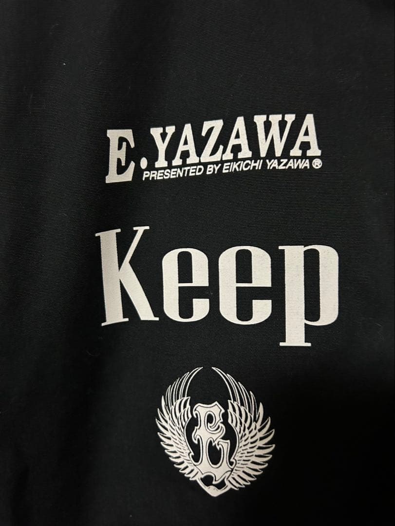 矢沢永吉 ジップアップジャケット LOGOS KEEP ROCK Mサイズ 美品