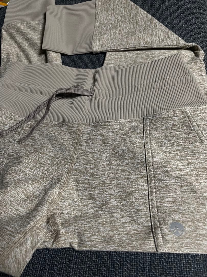 SUKALA ベイカーレギンス ウエストリブ ポケット付 M ヘザーブラウン