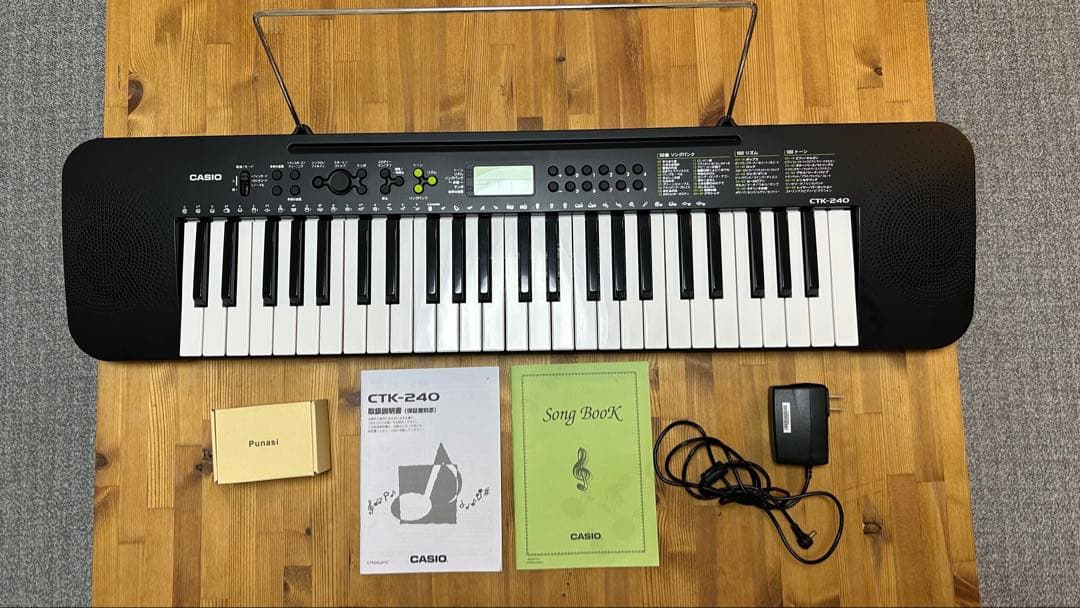 25年12月購入！保証内CASIO CTK-240 電子キーボード 49鍵