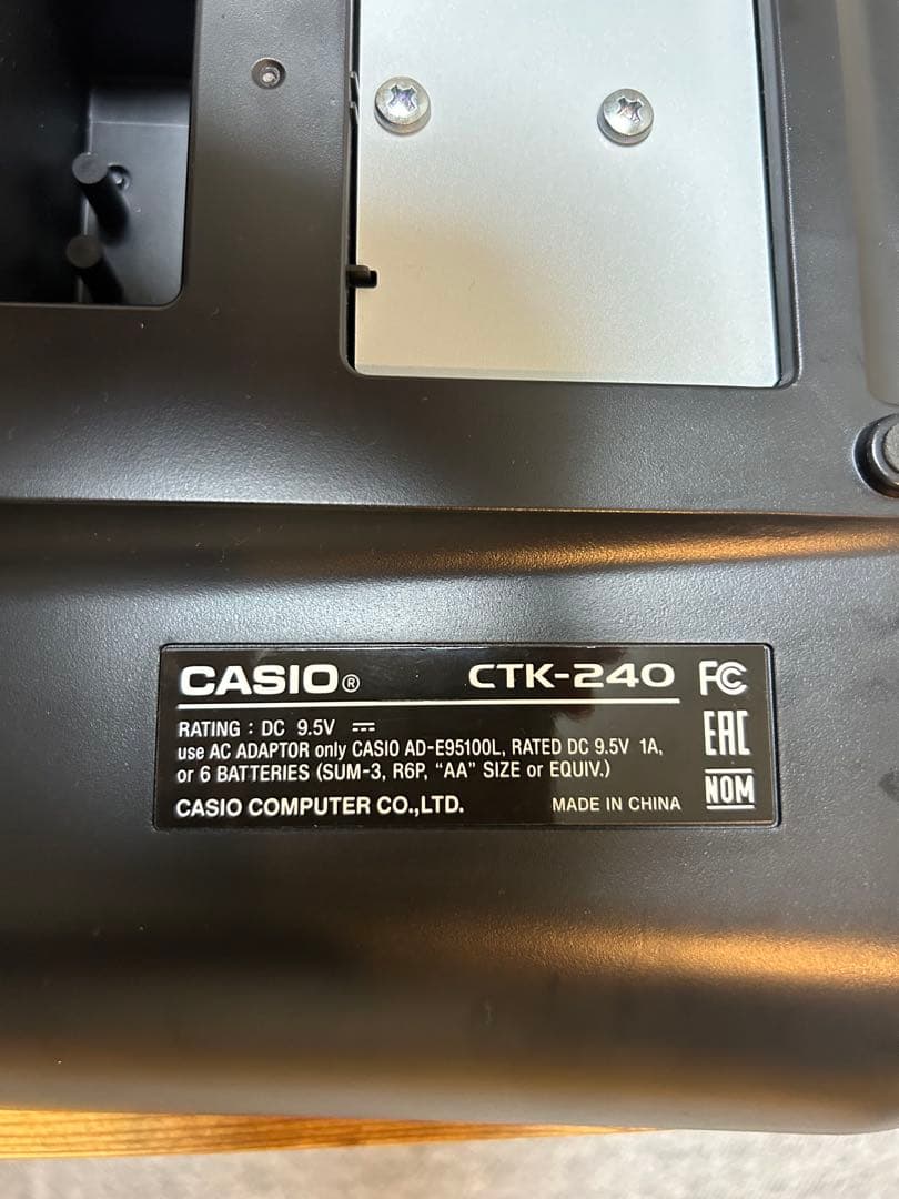 25年12月購入！保証内CASIO CTK-240 電子キーボード 49鍵