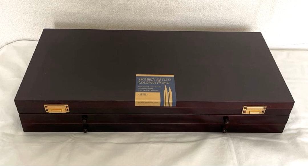ホルベイン アーチスト色鉛筆 木函セット　150色セット　木箱