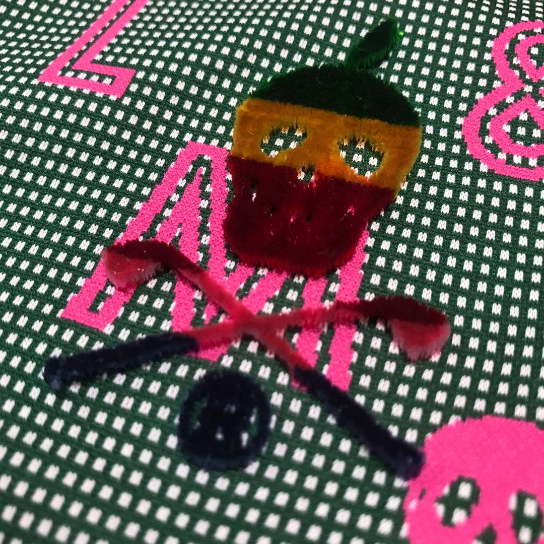 マークアンドロナ 緑　ピンク　柄　トラックジャケット　パンツ　ジャージ　セット