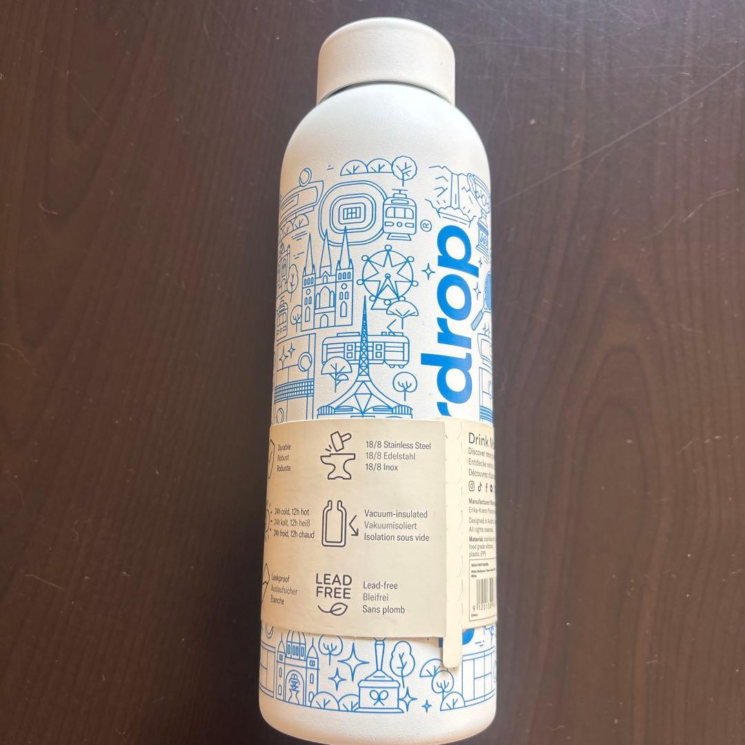 ＡＯ2026限定waterdrop LOMO BOTTLE 600ml ホワイト