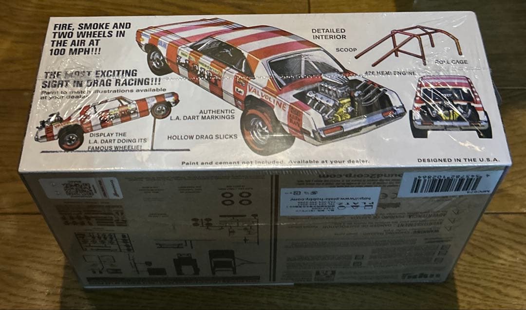 【未組立】1/25スケール L.A. Dart ウィールスタンダー・ドラッグカー