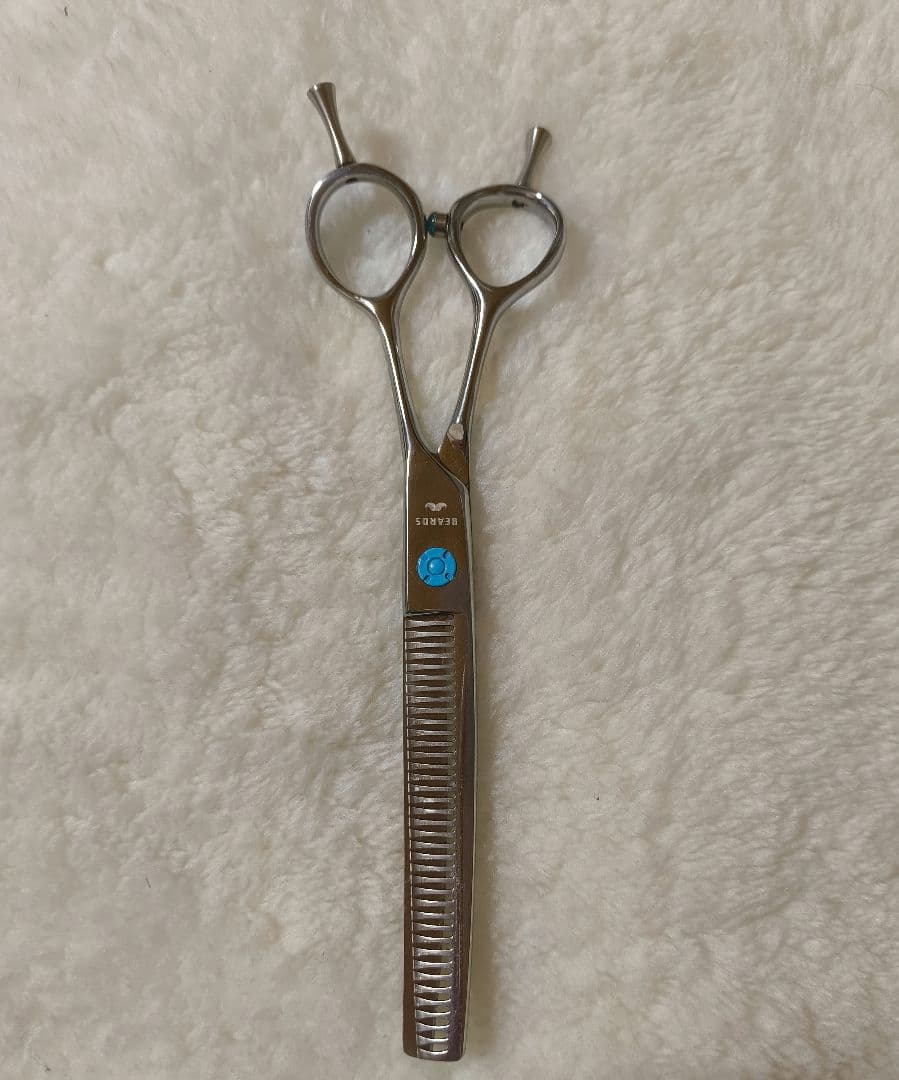 美品【BEARDS】ビアーズ カーブセニングシザー トリミングシザー 7インチ