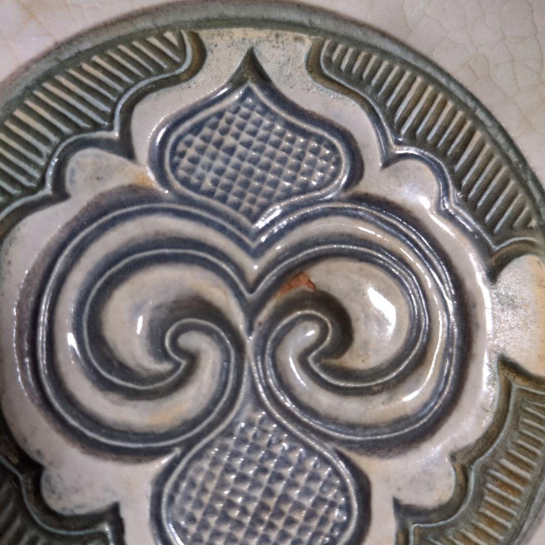 小樽窯　アイヌ柄　陶器皿6枚セット