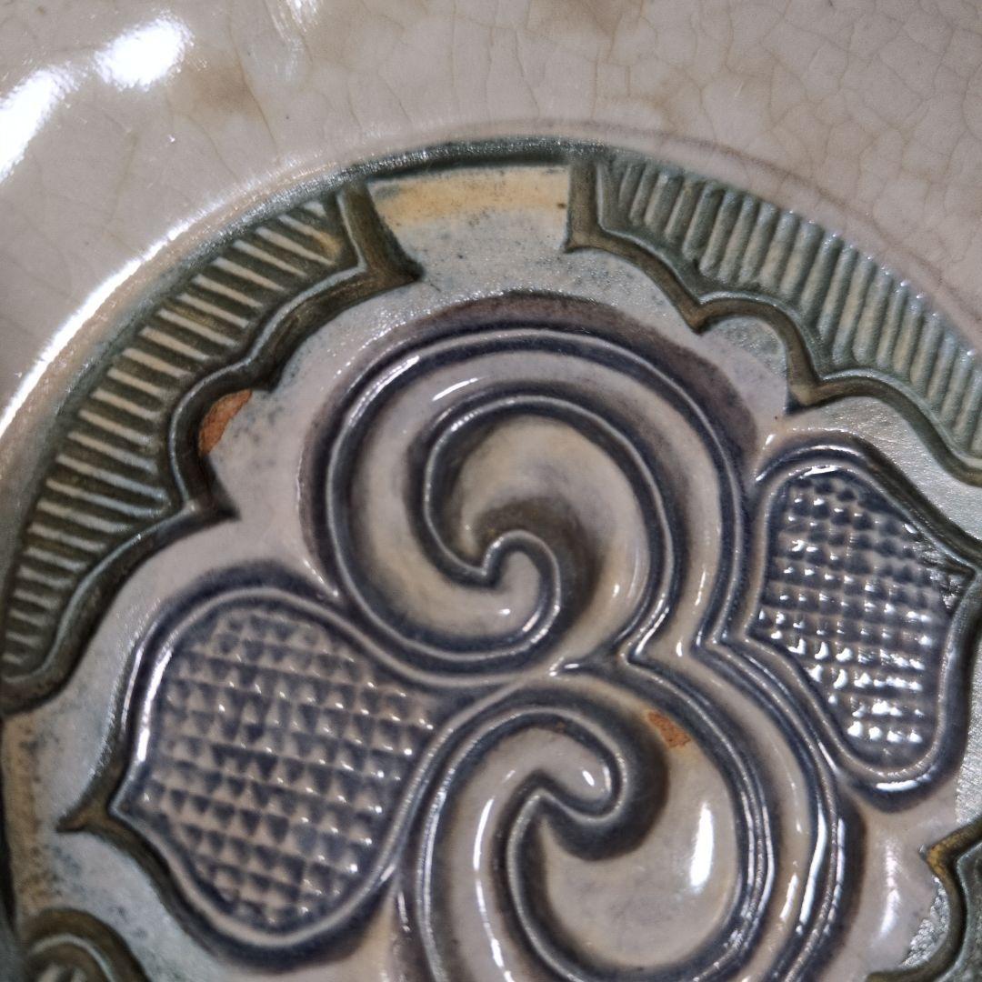 小樽窯　アイヌ柄　陶器皿6枚セット