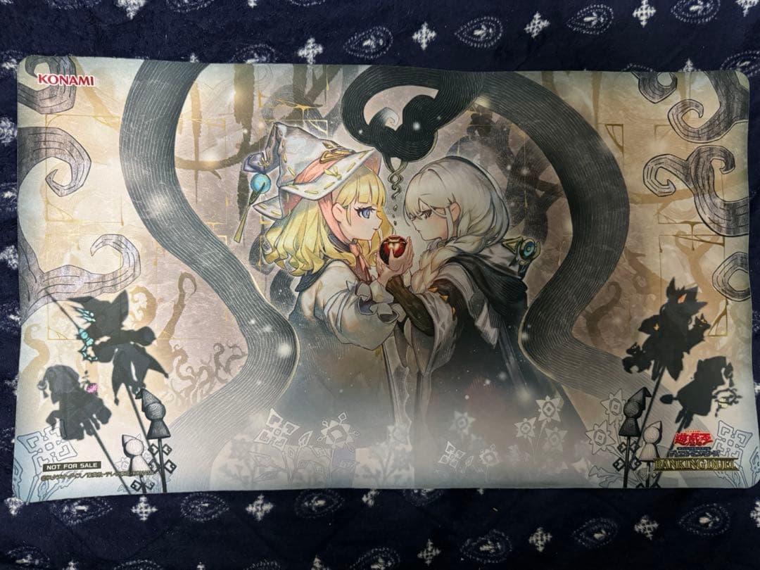 遊戯王　ランキングデュエル　プレイマット　罪宝の囁き　白き森