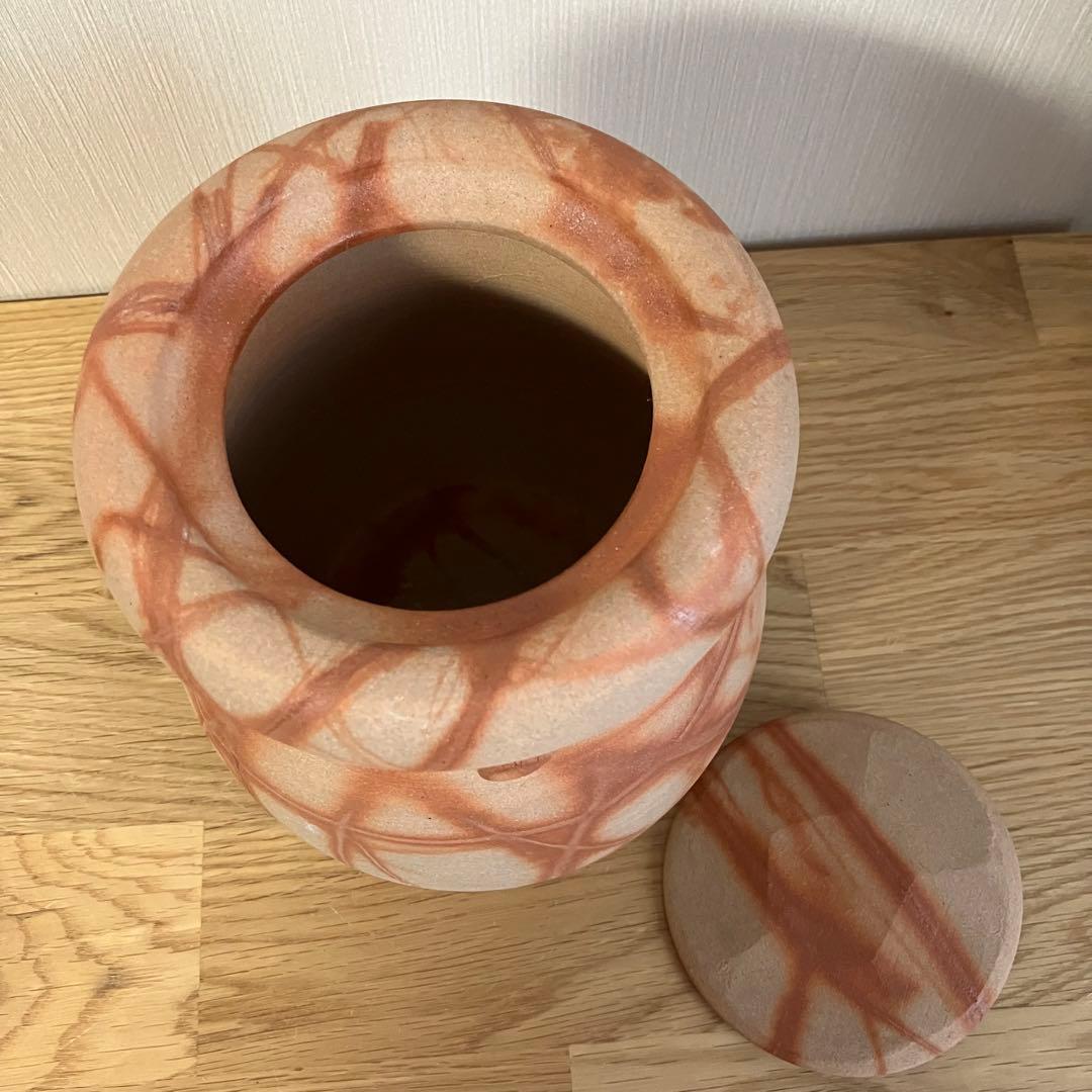 備前焼　緋襷　水差し　茶器