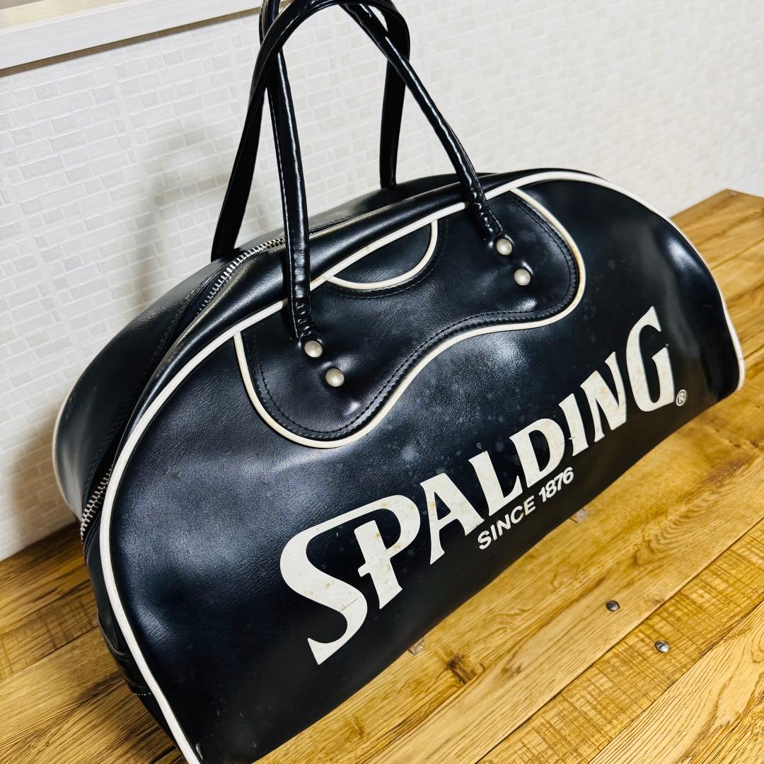 【昭和レトロ✨️】70年代SPALDING ヴィンテージ スポーツボストンバッグ