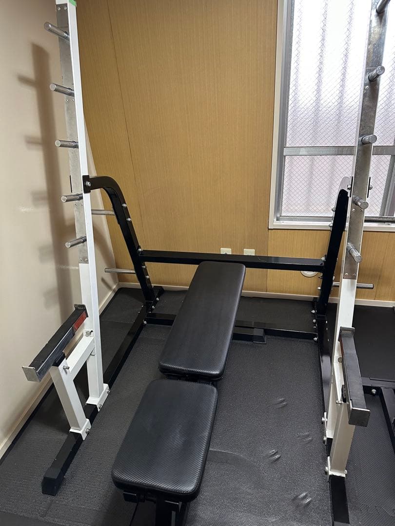 アイロテック　バーベルラック ベンチ付　直接受取限定