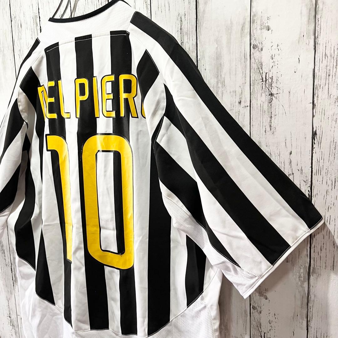 ユベントス　ナイキ　03/04 NO10 デルピエロ　ユニフォーム　半袖　XL