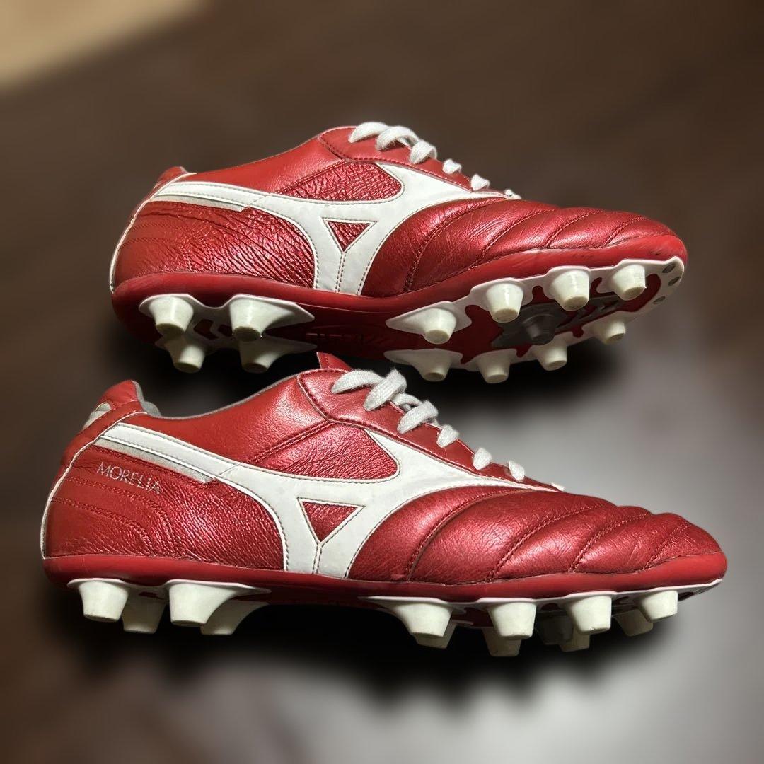 Mizuno Morelia レッド/ホワイト　モレリアエリート