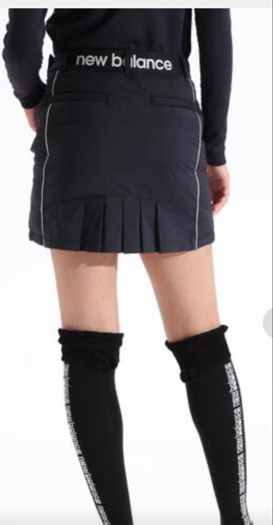 ニューバランスゴルフ　スカート　中綿　ダウン　黒　１ M
