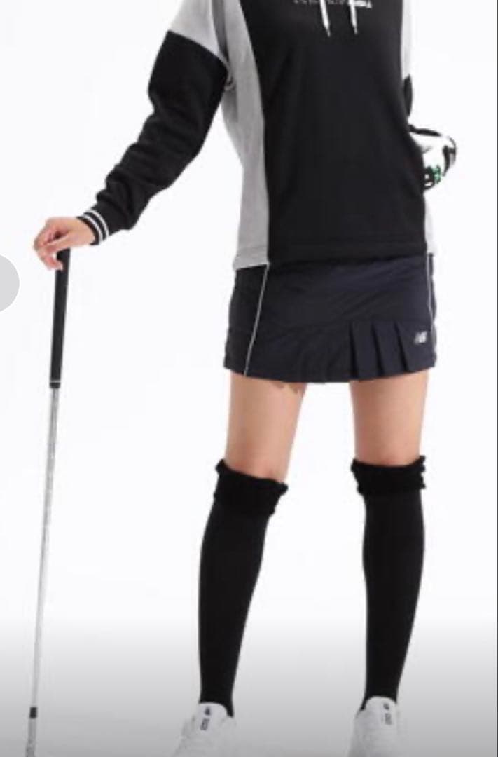 ニューバランスゴルフ　スカート　中綿　ダウン　黒　１ M