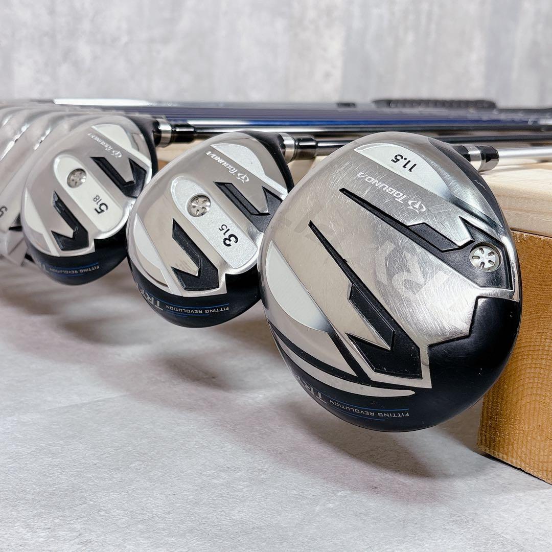 T157 ゴルフクラブ メンズ フルセット 12点 オークリー 初心者 青 紺