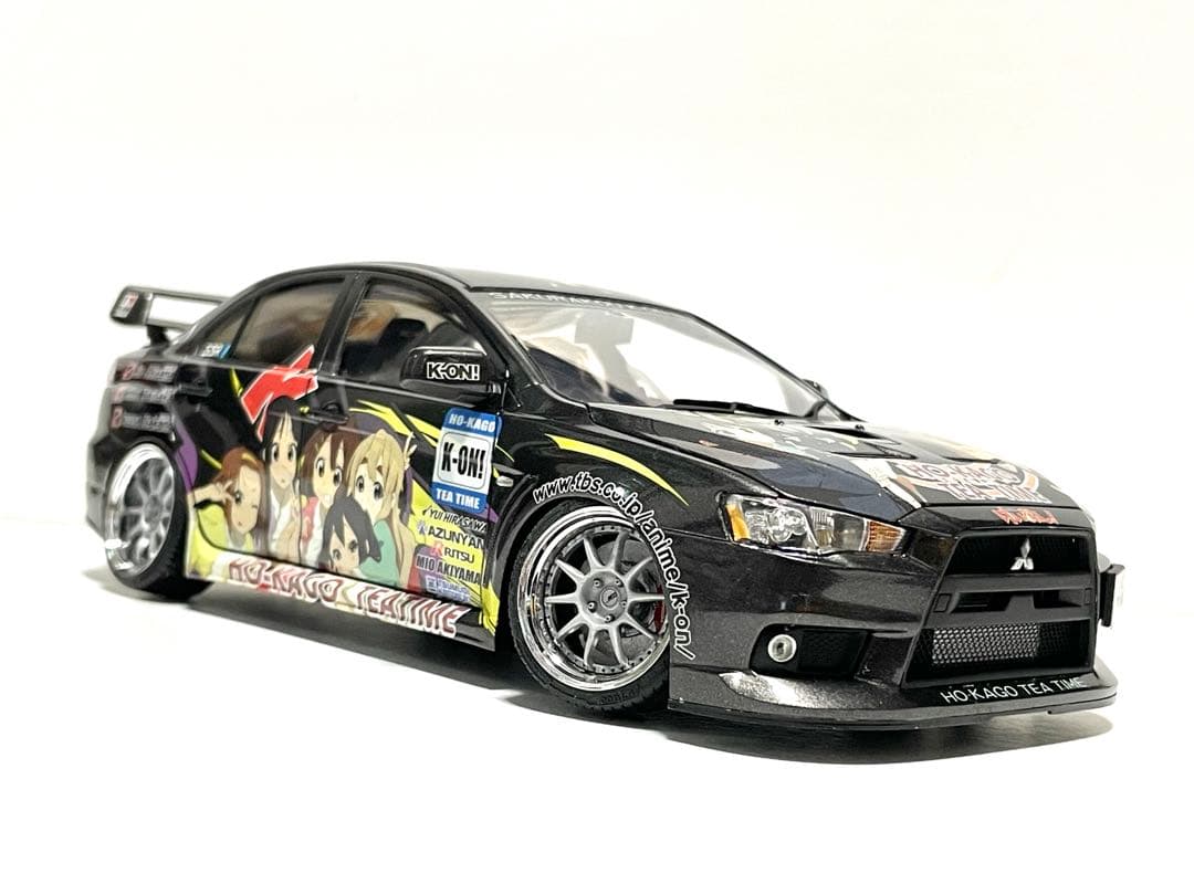 アオシマ1/24♠️けいおん！ランエボX痛車仕様♠️完成品