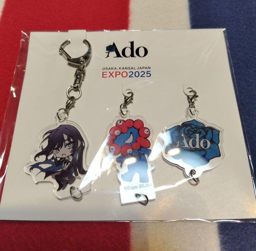 Ado 大阪万博 アクリルスタンド アクリルキーホルダー タオル 缶バッジ