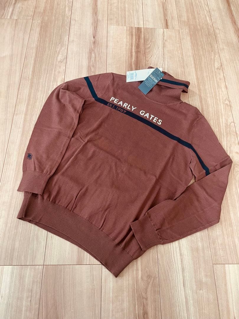 かじ【新品】PEARLY GATES モックネック セーター ニット