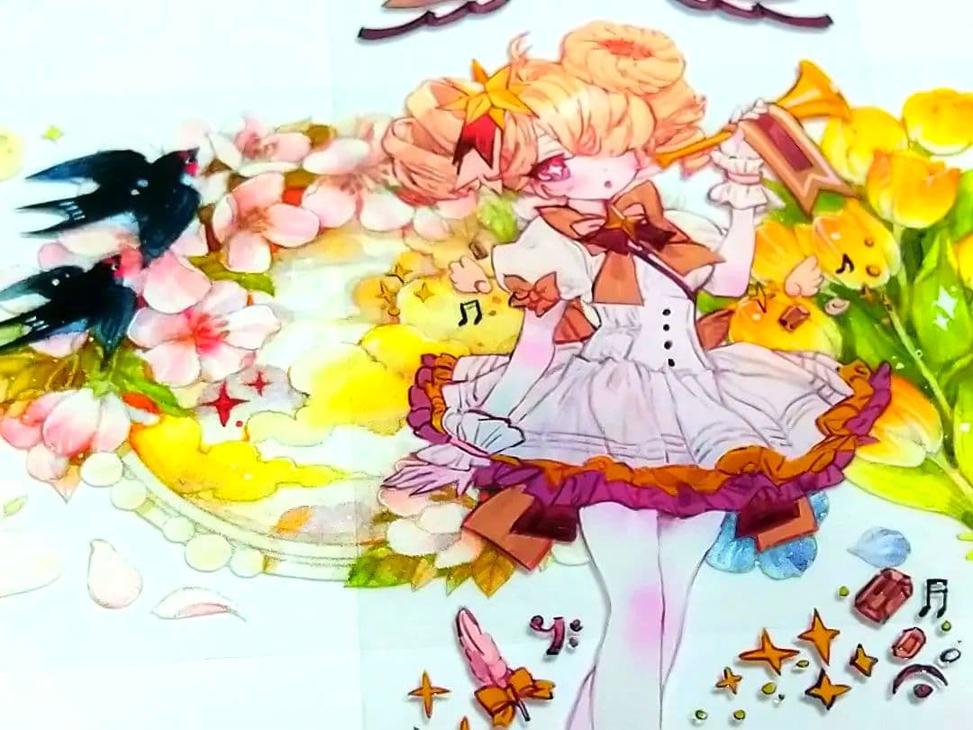 S20＃梦游花之镜(PET)MOODTAPE切り売り海外装飾マステ