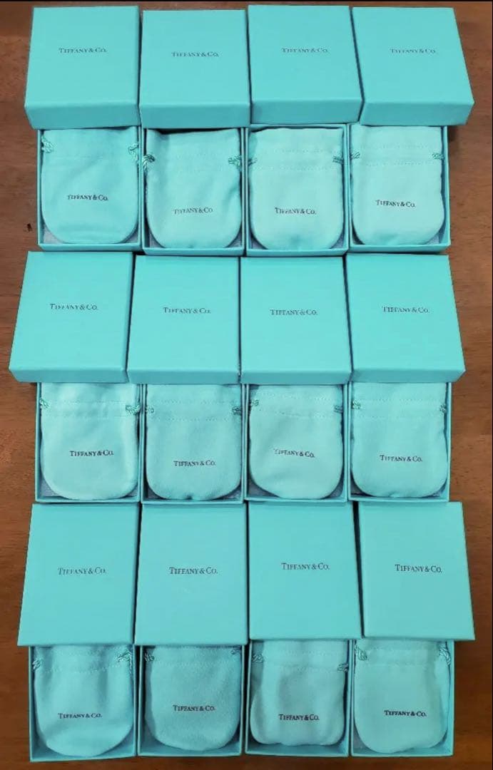 Tiffanyティファニー　空箱巾着　12セット