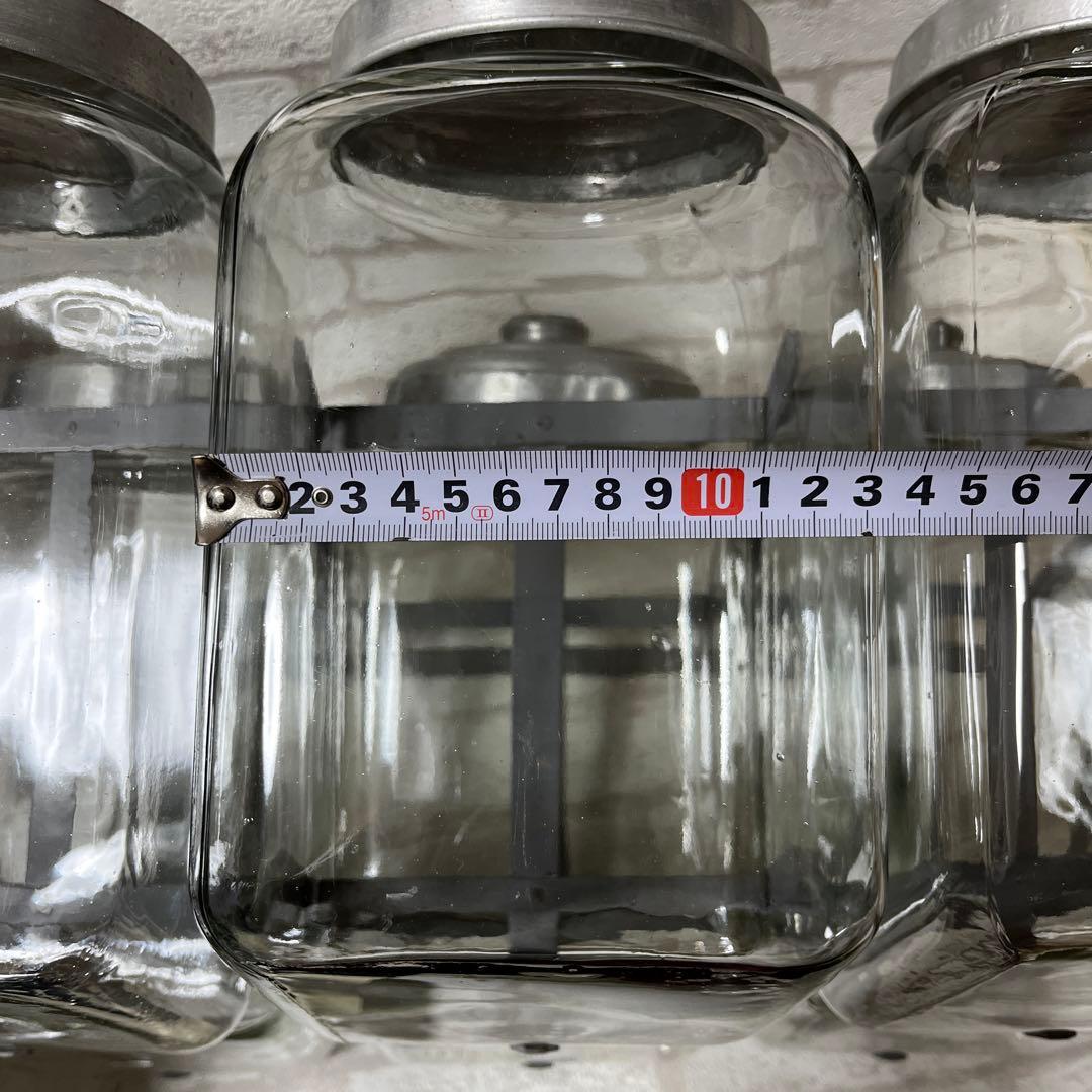 駄菓子瓶　6連　レトロ