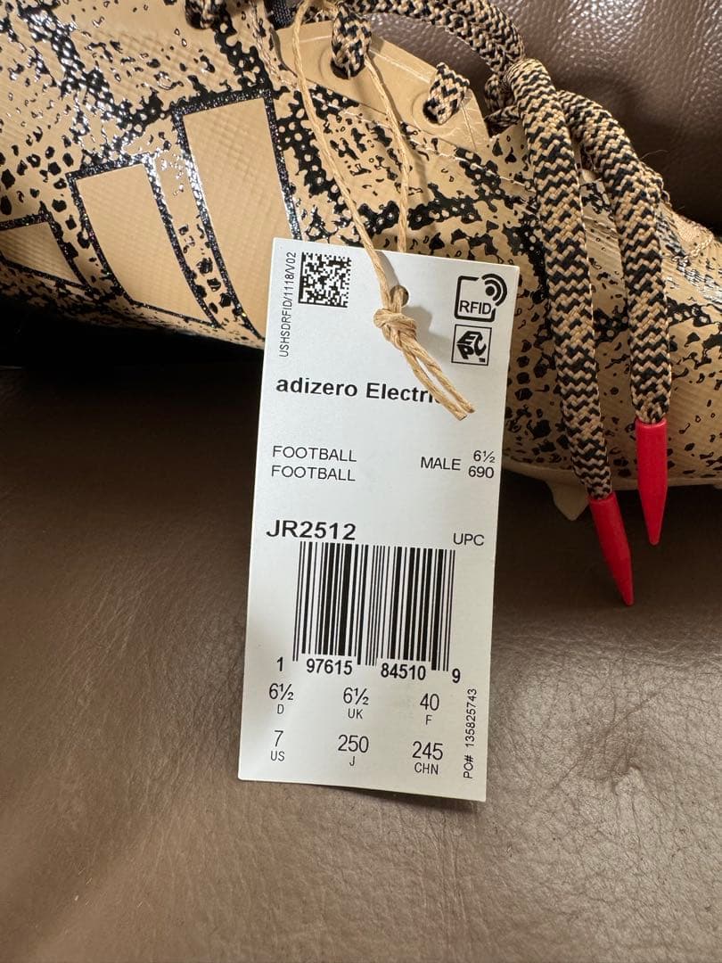 新品未使用 25cm Adizero Electric 2 Football
