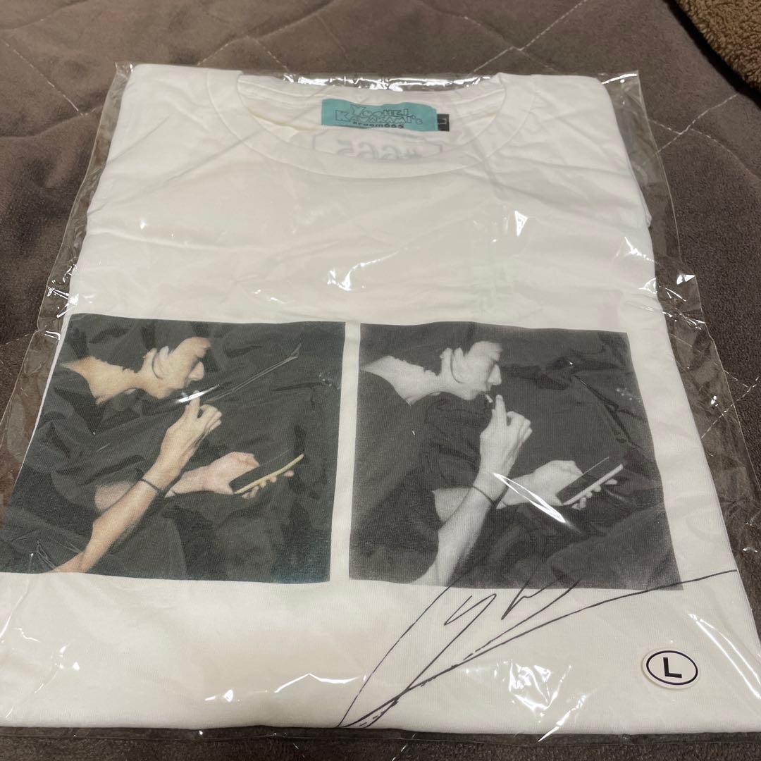 【新品】[Alexandros] 川上洋平 フォト印刷サインTシャツ Lサイズ