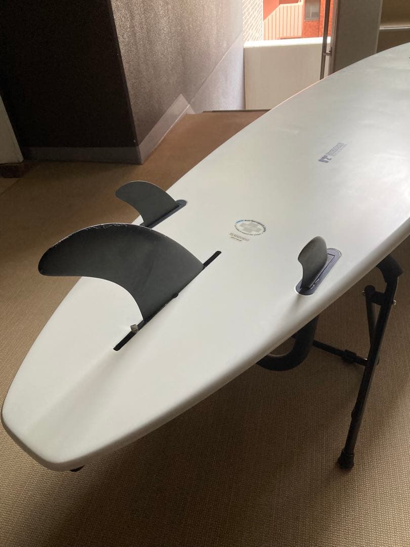 も*ち様 ソリッドサーフボード ロングボード ホワイト