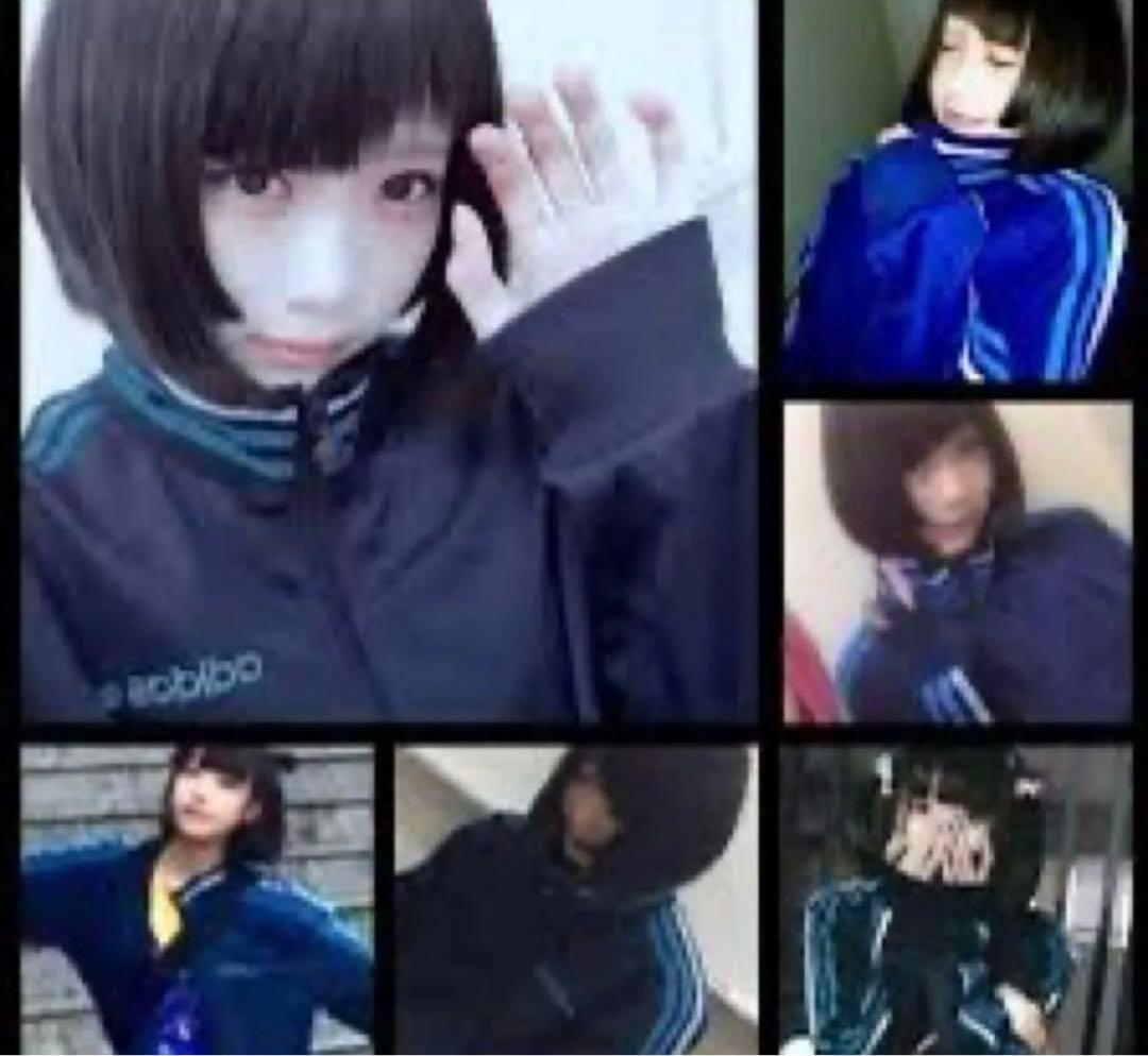 天使界隈あのちゃん♡着用同色アディダスadidasジャージアウター